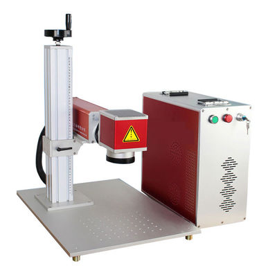 Cina Kedalaman 0,5MM IPG Mini Laser Engraver Machine 7000MM Menandai Kecepatan Untuk Logam pemasok