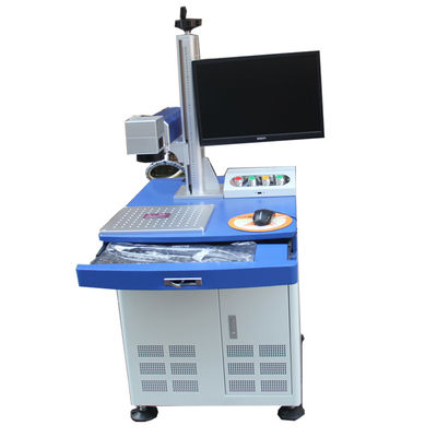 Cina Benchtop Fiber Laser Marking Machine Area, 175X175MM, Sertifikasi ISO9001 pemasok