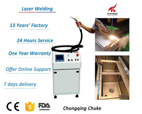 Cina Peralatan Las Stainless Steel CE, Kitchen Sink Laser Soldering Machine pemasok