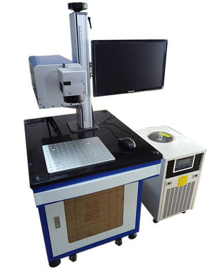 Cina 355Nm Kaca Tempered logo UV Laser Marker 100x100mm Area Sertifikasi FDA ULMM-A01 pemasok