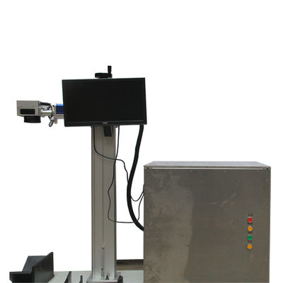 Cina Mesin Cetak Foto Logam Laser Engraving, Fiber Laser Etching Machine 20w pemasok