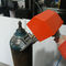 Gas Cylinder Bottle Pneumatic Dot Peen Marking Machine Nomor Tanggal Sertifikat ISO pemasok